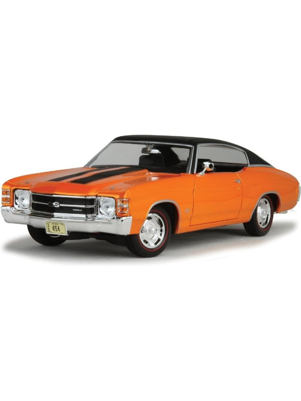 Diecast 1:18 Scale 1971 Chevy Chevelle SS 454 Coupe Model Car - Collectible